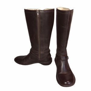 UGG Rosen Tall Leather Moto Boots